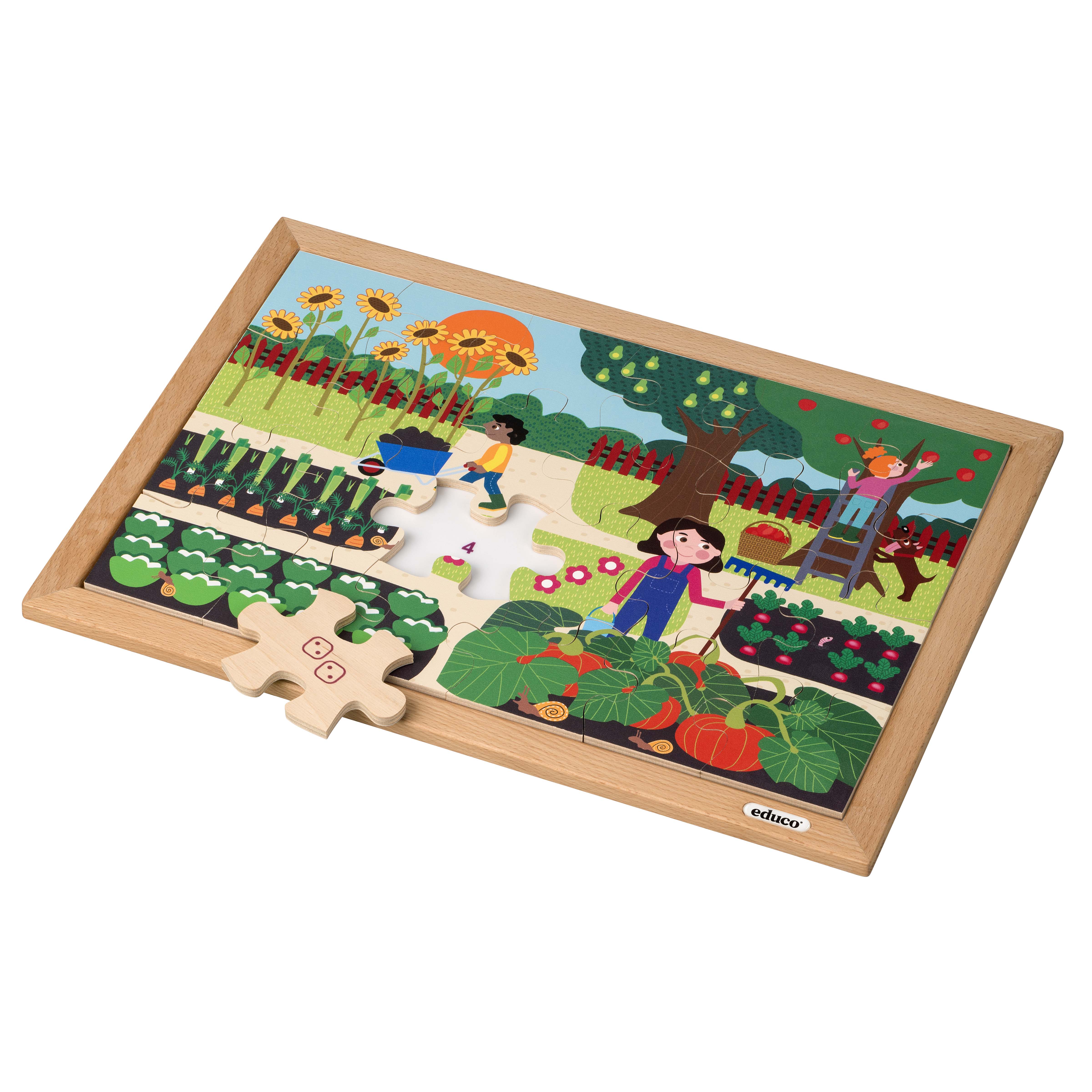 Wooden hot sale math puzzles